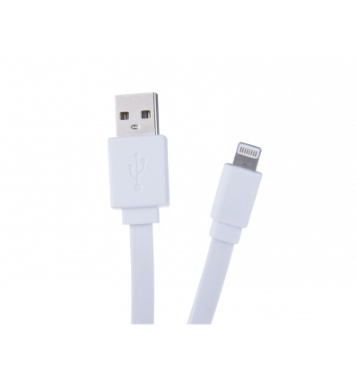 Kabel AVACOM LIG-120W USB - Lightning, 120cm, bílá