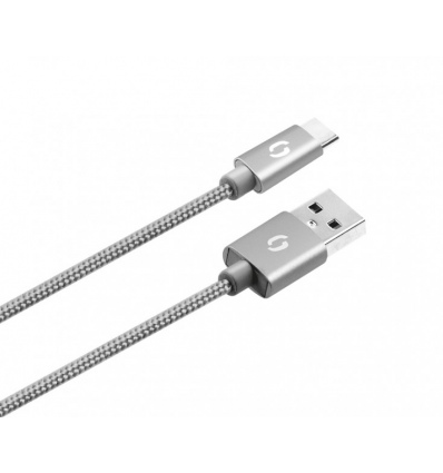 ALIGATOR PREMIUM Datový kabel 2A, USB-C šedý