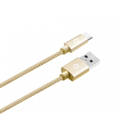 ALIGATOR PREMIUM Datový kabel 2A, USB-C zlatý