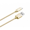 ALIGATOR PREMIUM Datový kabel 2A, USB-C zlatý