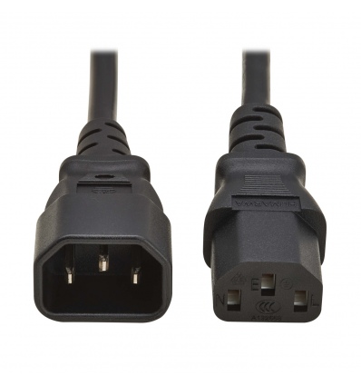 Tripplite Napájecí kabel prodlužovací C13/C14, 10A, 250V, 1m, černá