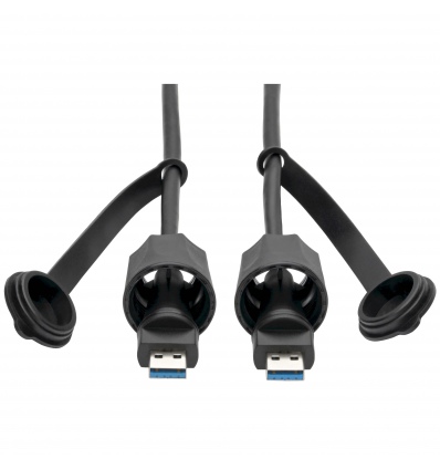 Tripplite Kabel USB-A / USB-A, SuperSpeed, USB 3.0/3.1, odolný IP68, stíněný, (Samec/Samec), 0.91m