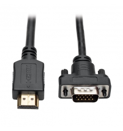 Tripplite Video kabel HDMI / VGA, Low-Profile HD15 (Samec/Samec), 1.8m