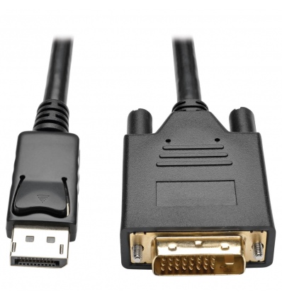 Tripplite Video kabel DisplayPort s aretací / DVI Dual Link (Samec/Samec), 1.8m