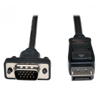 Tripplite Video kabel DisplayPort 1.2 s aretací / VGA (Samec/Samec), 1.8m