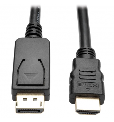 Tripplite Video kabel DisplayPort 1.2 s aretací / HDMI 4K (Samec/Samec), 1.8m