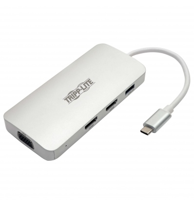 Tripplite Dokovací stanice USB-C/3x displej,HDMI,VGA,USB 3.2 Gen 1,USB-A,100W nabíjení