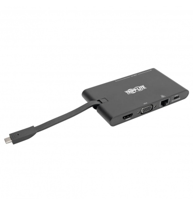 Tripplite Dokovací stanice USB-C / HDMI, VGA, USB3.2 G1, USB-A/C, GbE, 100W nabíjení