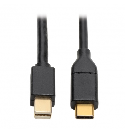 Tripplite Adaptér USB-C / Mini DisplayPort (Samec/Samec), 4K 60Hz, černá, 1.8m