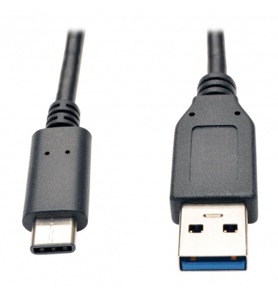 Tripplite Kabel USB-C/USB-A (Samec/Samec), USB 3.1 Gen 2 (10Gb/s), kompatibilní Thunderbolt 3, 0.9m