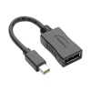 Tripplite Video adaptér Mini DisplayPort / DisplayPort, 4K 60Hz (Samec/Samice), černá, 15.24cm