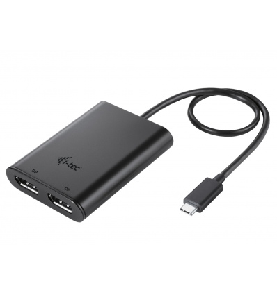 i-tec USB-C Dual 4K/60Hz (single 8K/30Hz) DP Video Adapter