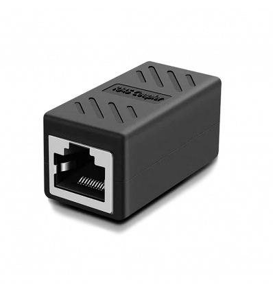 W-Star Spojka RJ45 STP CPSTPBK CAT6 přímá, stíněná, černá