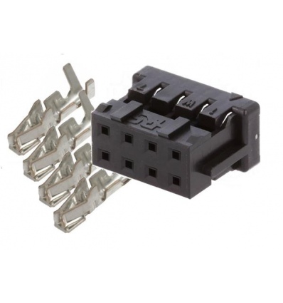 MEANWELL - DF11-8DS-2C-SET - PCB plug for MeanWell PSU LAD-120/240/360