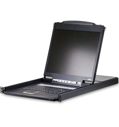 ATEN 8-port KVM PS/2+USB, OSD, rack, 19" LCD