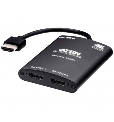 ATEN 2 port HDMI 2.0 splitter 1-2 True 4K@60Hz,HDR