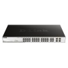 D-Link DGS-1210-28MP L2/L3 Smart+ PoE switch, 24x GbE PoE+, 4x RJ45/SFP, PoE 370W