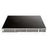 D-Link DGS-1210-52MP L2/L3 Smart+ PoE switch, 48x GbE PoE+, 4x RJ45/SFP, PoE 370W