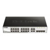 D-Link DGS-1210-20 L2/L3 Smart+ switch, 16x GbE, 4x RJ45/SFP, fanless