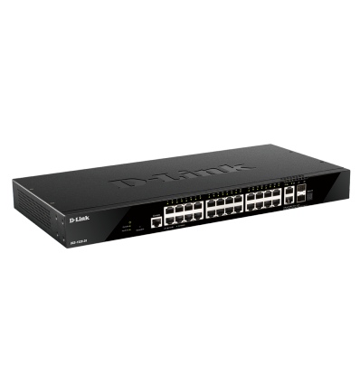 D-Link DGS-1520-28 24 ports GE + 2 10GE ports + 2 SFP+ Smart Managed Switch