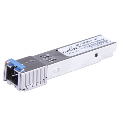 MaxLink 1.25G SFP optický modul, WDM(BiDi), SM, Tx 1310/Rx1550nm, 20km, 1x SC konektor, DDM