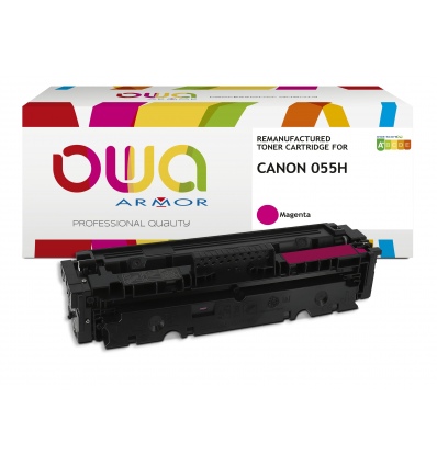 OWA Armor toner kompatibilní s Canon CRG-055H M, 5900st, červená/magenta