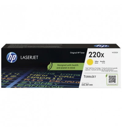 HP W2202X, yellow toner. kazeta HP LaserJet 220X