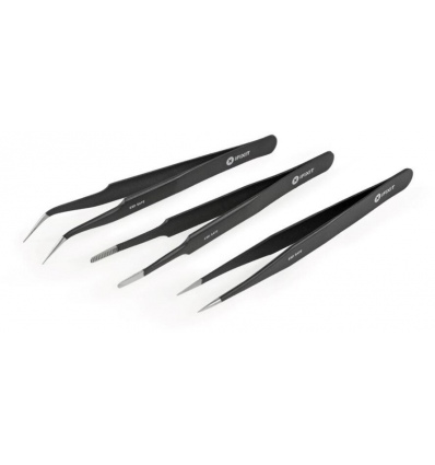 iFixit Precision Tweezers Set Pro, ESD Safe, sada 3 pinzet