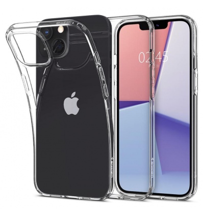 Ochranný kryt Spigen Liquid Crystal pro iPhone 13 transparentní