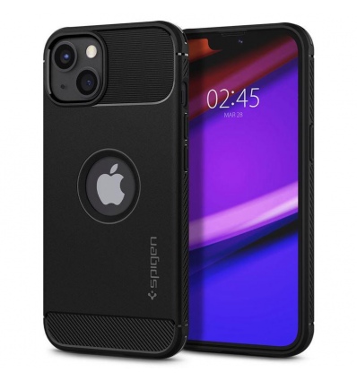 Ochranný kryt Spigen Rugged Armor pro iPhone 13 mini černý