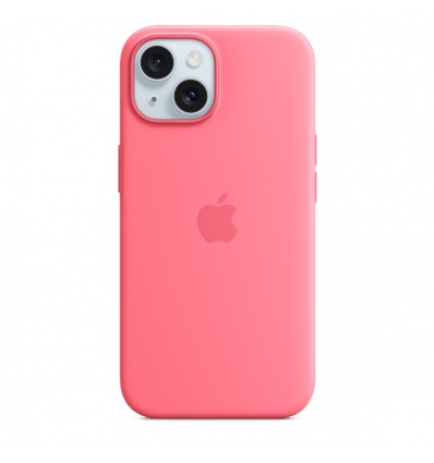 iPhone 15+ Silicone Case with MS - Pink