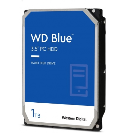 WD Blue/1TB/HDD/3.5"/SATA/5400 RPM/2R