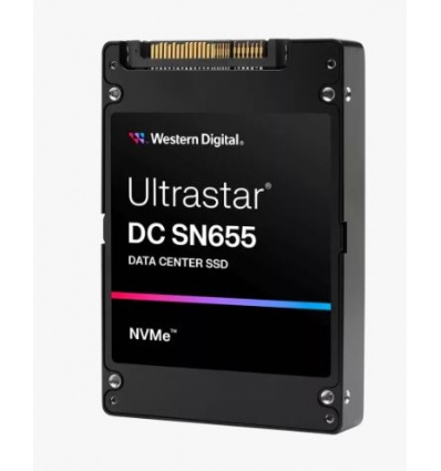 WD Ultrastar SN655/3,84TB/SSD/U 3.15/Černá/5R