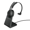 Jabra Evolve2 65/Mono/BT/Bezdrát/Stand/Černá