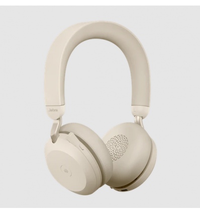 Jabra Evolve2 75/Stereo/ANC/USB-C/BT/Bezdrát/MS/Béžová