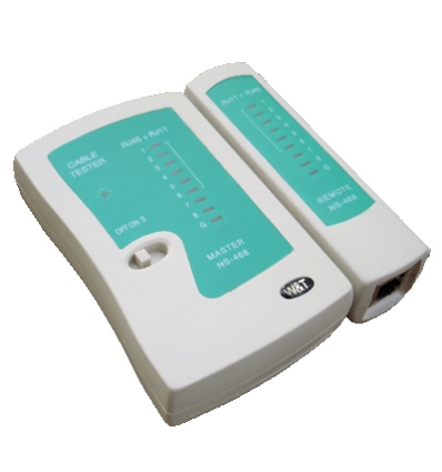 DATACOM Cable Tester LED RJ 45 / RJ 11 / RJ 12