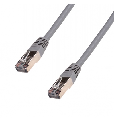 DATACOM Patchkabel 0,5 m, FTP, Cat5e, RJ45,šedý