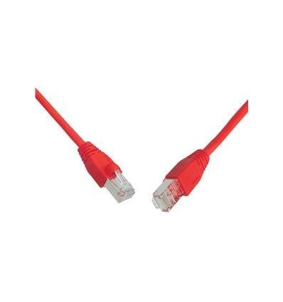 Patchkabel S/FTP,Cat6,2xRJ45, 7m červený