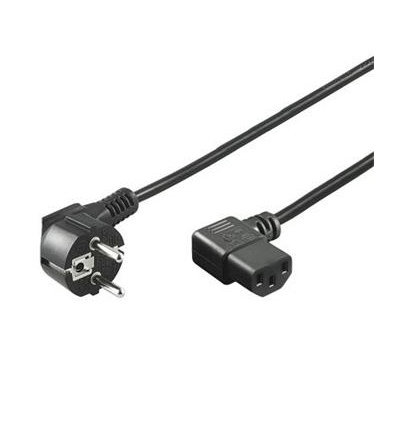 Síťový kabel 220V k PC, 2m 90°