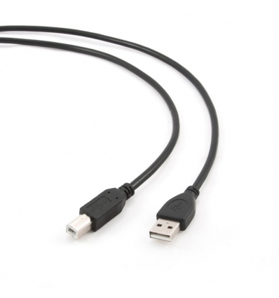 USB kabel typu AB, délka 1,8m HQ černý