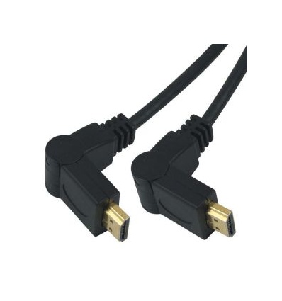 PremiumCord Kabel HDMI A - HDMI A M/M 5m, rotační