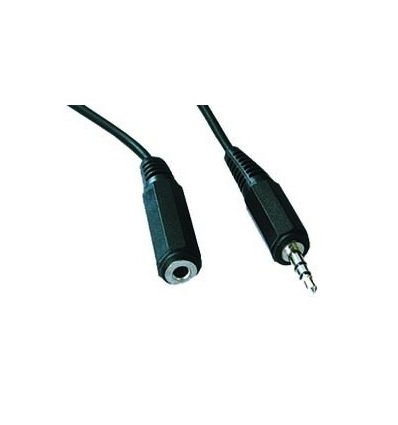 Kabel prodloužovací jack 3,5mm M/F, 1,5-2 m audio