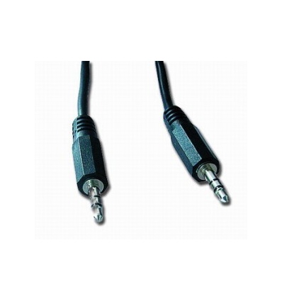 Kabel přípojný jack 3,5mm M/M, 1,2m, audio