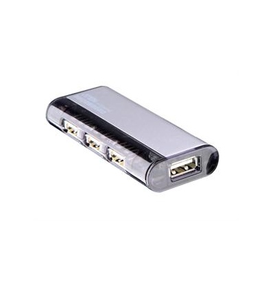 ATEN USB 2.0 hub, 4port, magnetický, SILVER