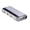 ATEN USB 2.0 hub, 4port, magnetický, SILVER