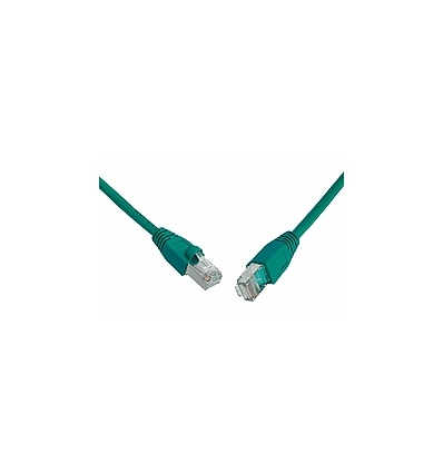 SOLARIX patch kabel CAT5E SFTP PVC 0,5m zelený snag-proof