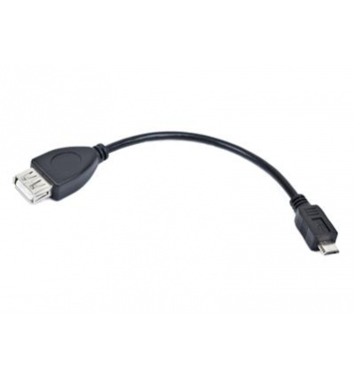 Kabel USB AF/micro BM,OTG,15cm pro tab. a tel.