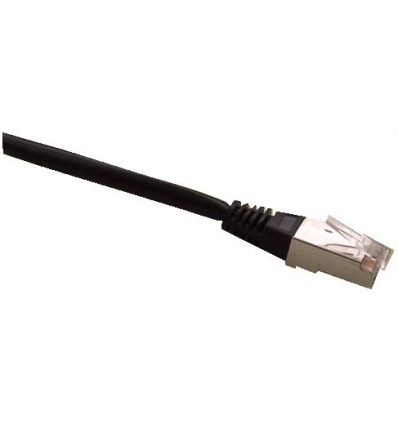 Patch cord FTP cat5e 0,25M černý