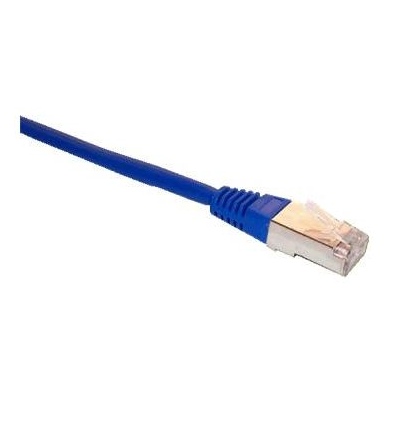 Patch cord FTP cat5e 0,25M modrý