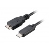 AKASA - USB 3.1 typ C na mikro B adaptér - 100 cm